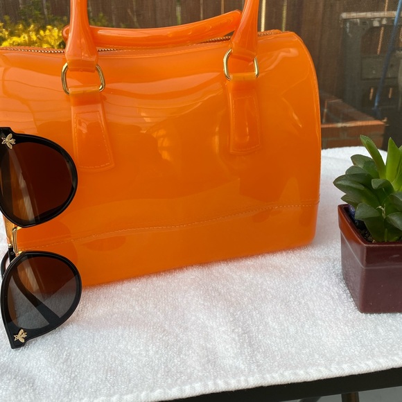 Beautiful Orange Jelly Purse - Picture 5 of 12